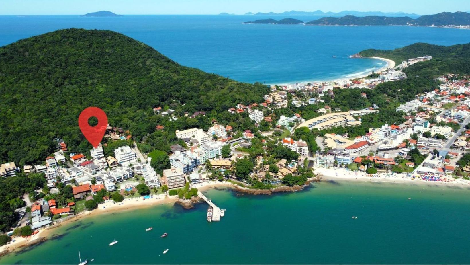 1080 - Apartamento Com Vista Para O Mar Em Bombinhas Luaran gambar