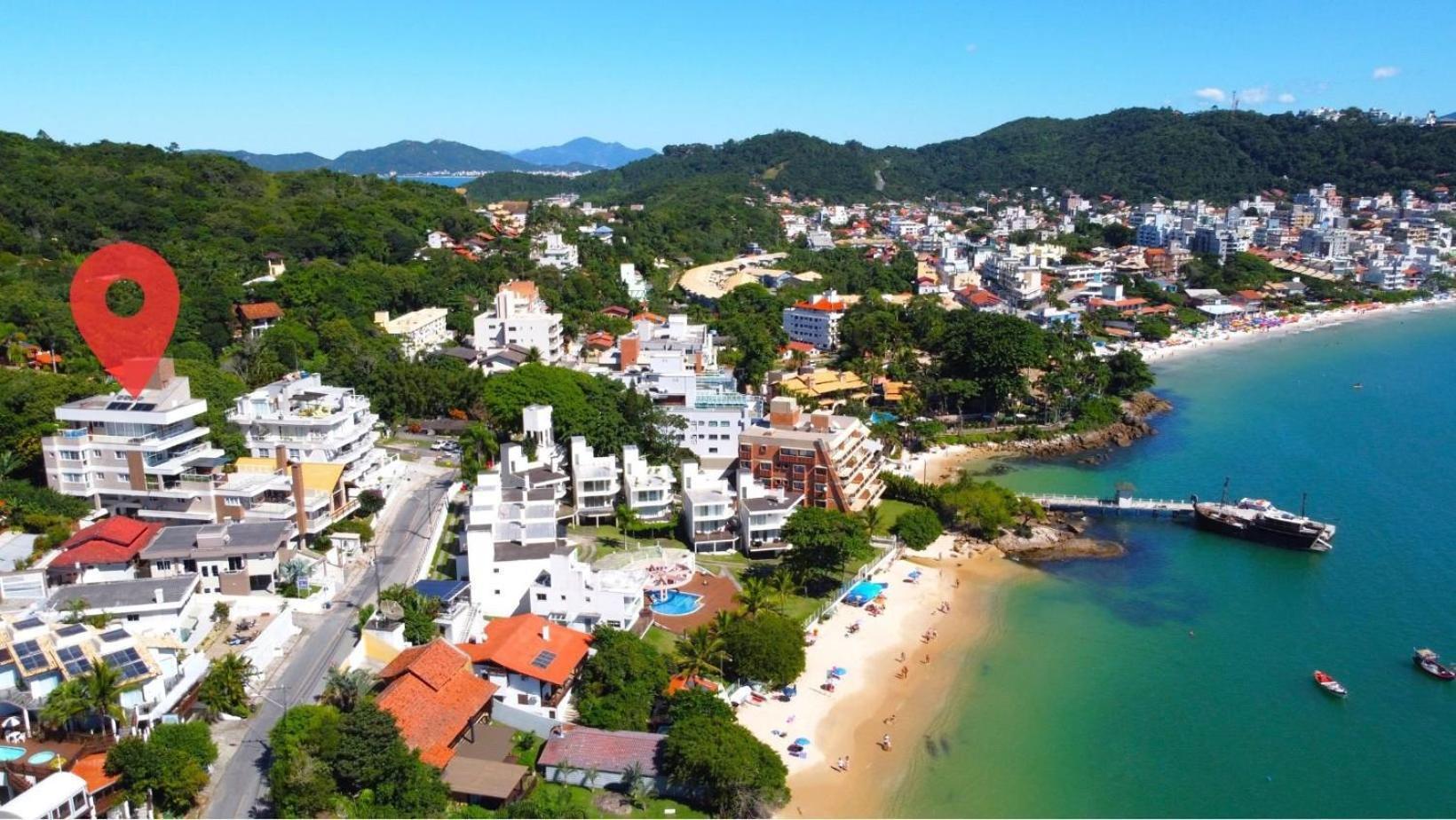 1080 - Apartamento Com Vista Para O Mar Em Bombinhas Luaran gambar